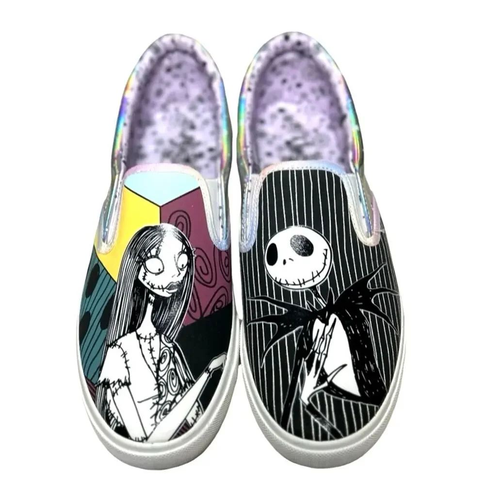 Ground Up Women’s Disney Nightmare Before Christmas Slip On Shoes Size 10